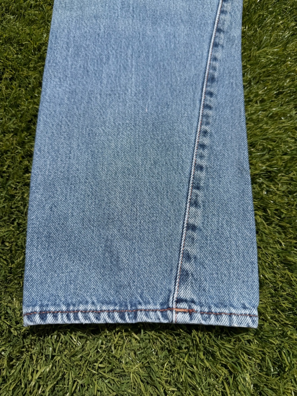 Toteme Light Blue Straight Leg Jeans - Picture 10 of 14
